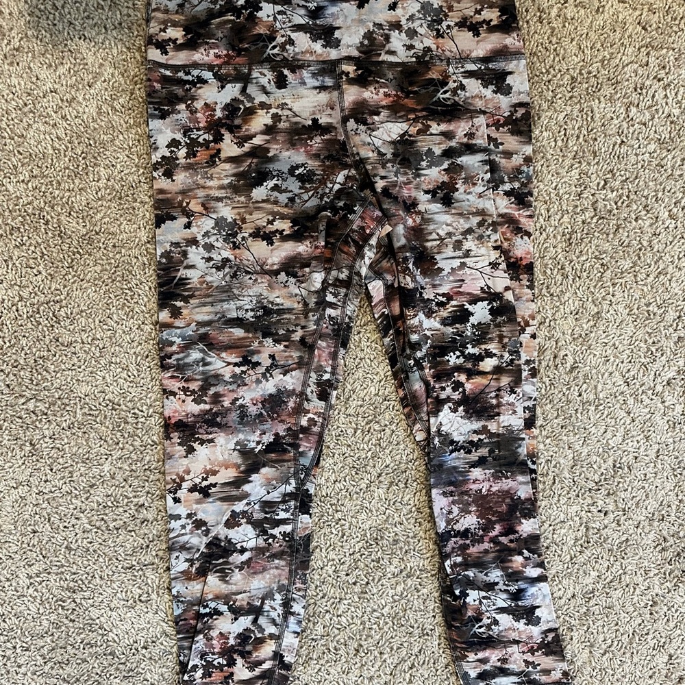 Lululemon Align Leave Camouflage Print Leggings